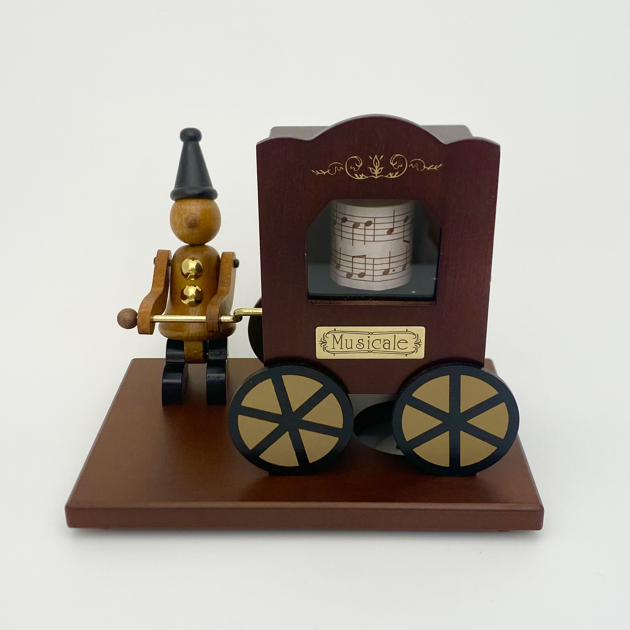 楽天市場】【誕生日・記念日の贈り物に】木製からくり人形オルゴール