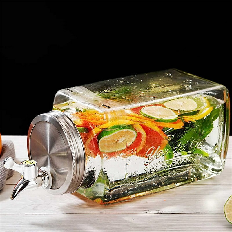 楽天市場】冷水筒 透明冷蔵庫 ポット 大容量 3L ドリンク サーバー