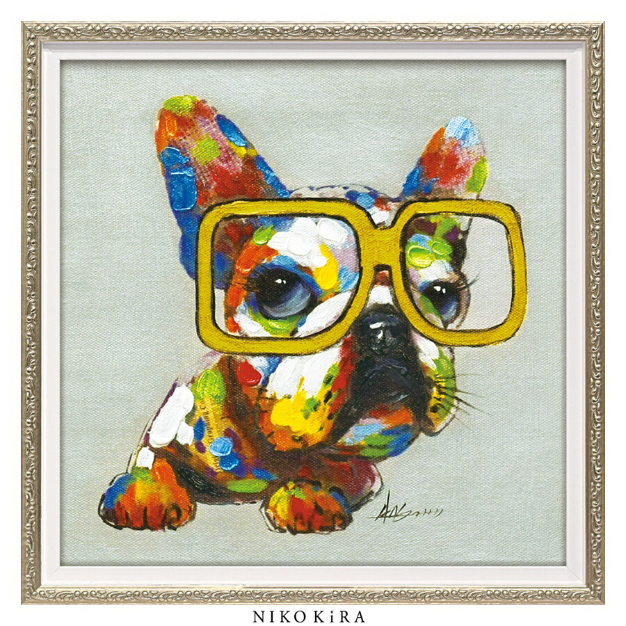 楽天市場】【100円OFFクーポンあり】 絵画 アート オイル ペイント 犬