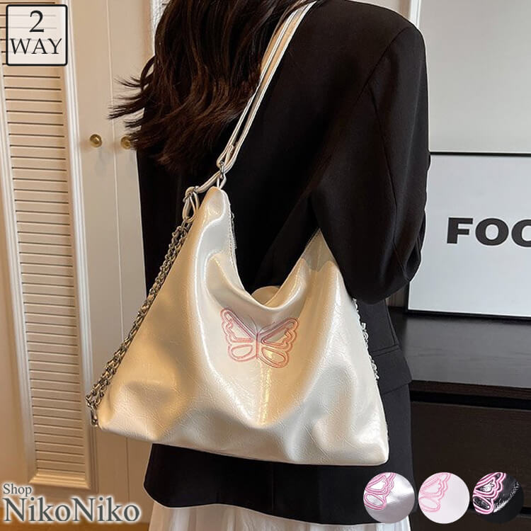 楽天市場】【全品送料無料！】バタフライ刺繍 2way トライアングル