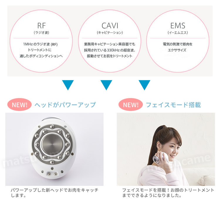 楽天市場】ヤーマン キャビスパRFコア 新型 防水 キャビテーション HRF