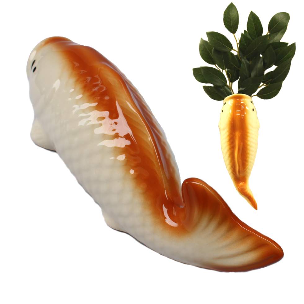 楽天市場】鯉の掛け花 赤 陶器製 花瓶 壁掛け式 神棚用 : 二宮仏壇