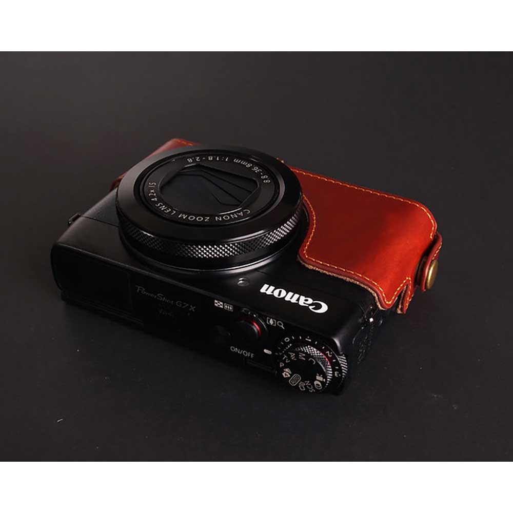 楽天市場】【30%OFF】 Canon PowerShot G7X 用 レザー ケース Brown