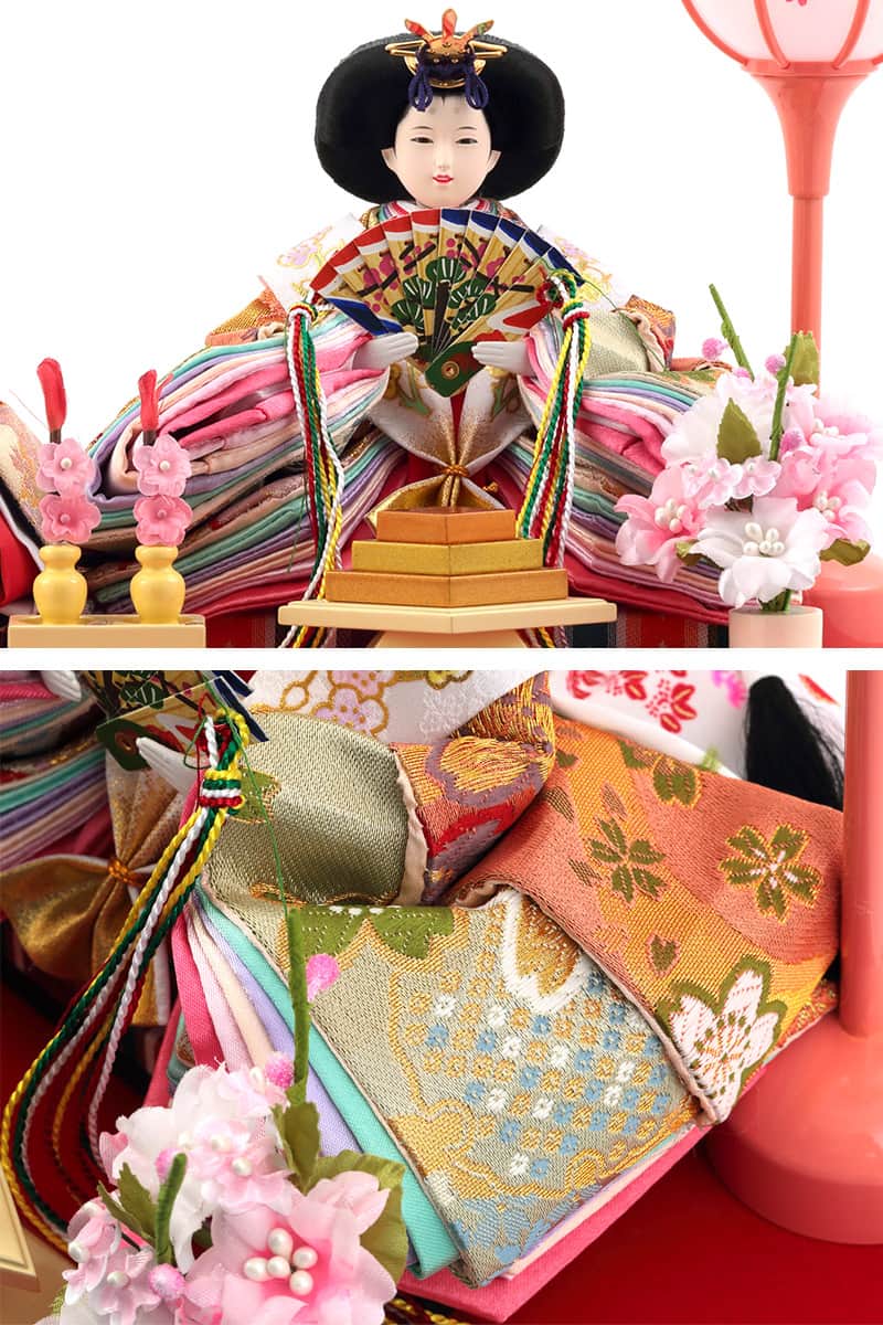 楽天市場】雛人形 コンパクト ひな人形 雛 ケース飾り 親王飾り 清玉作