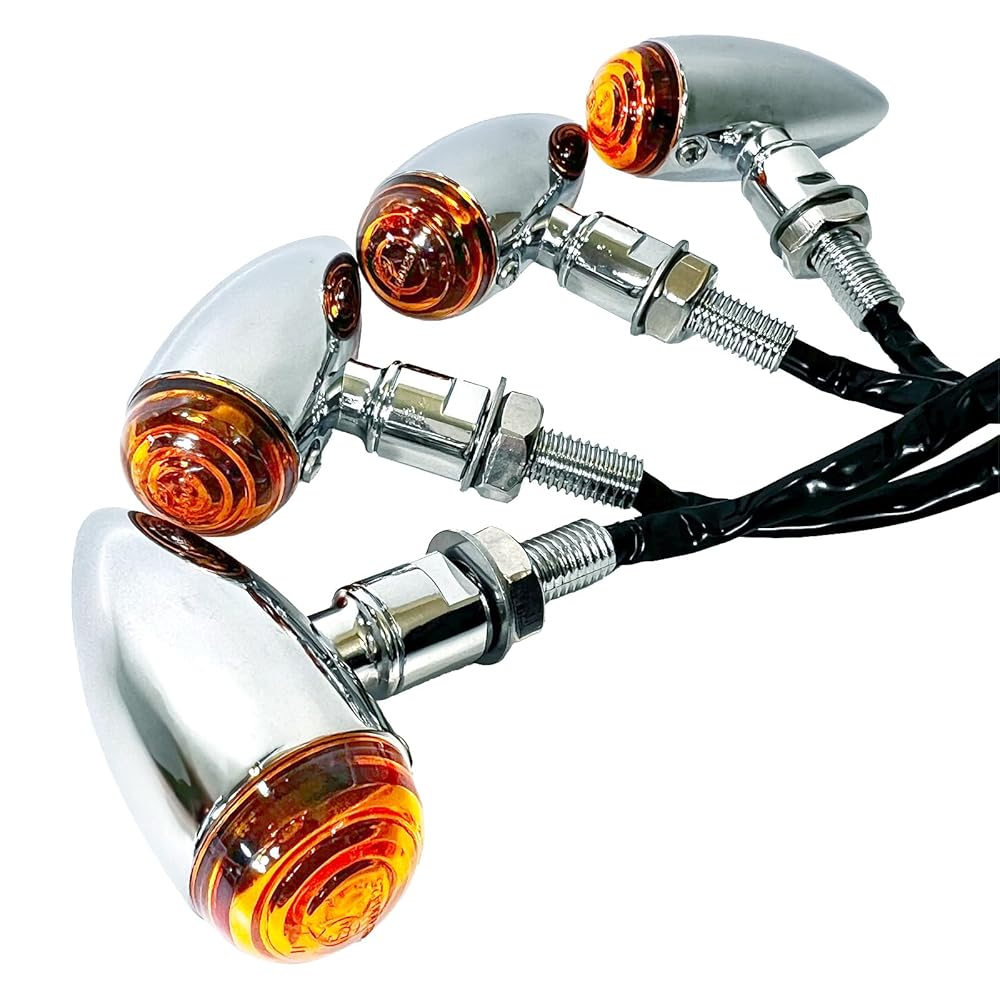 楽天市場】【にしはや】バイク ウインカー カスタム レトロウインカー