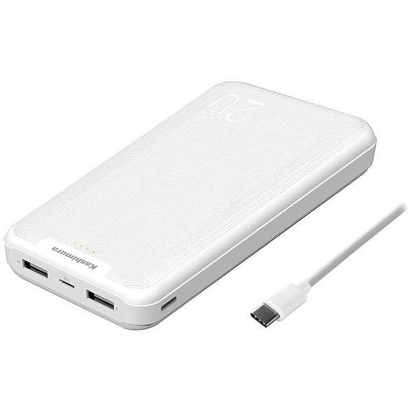 楽天市場】カシムラ AJ-617 モバイルバッテリー20000mAh C WH