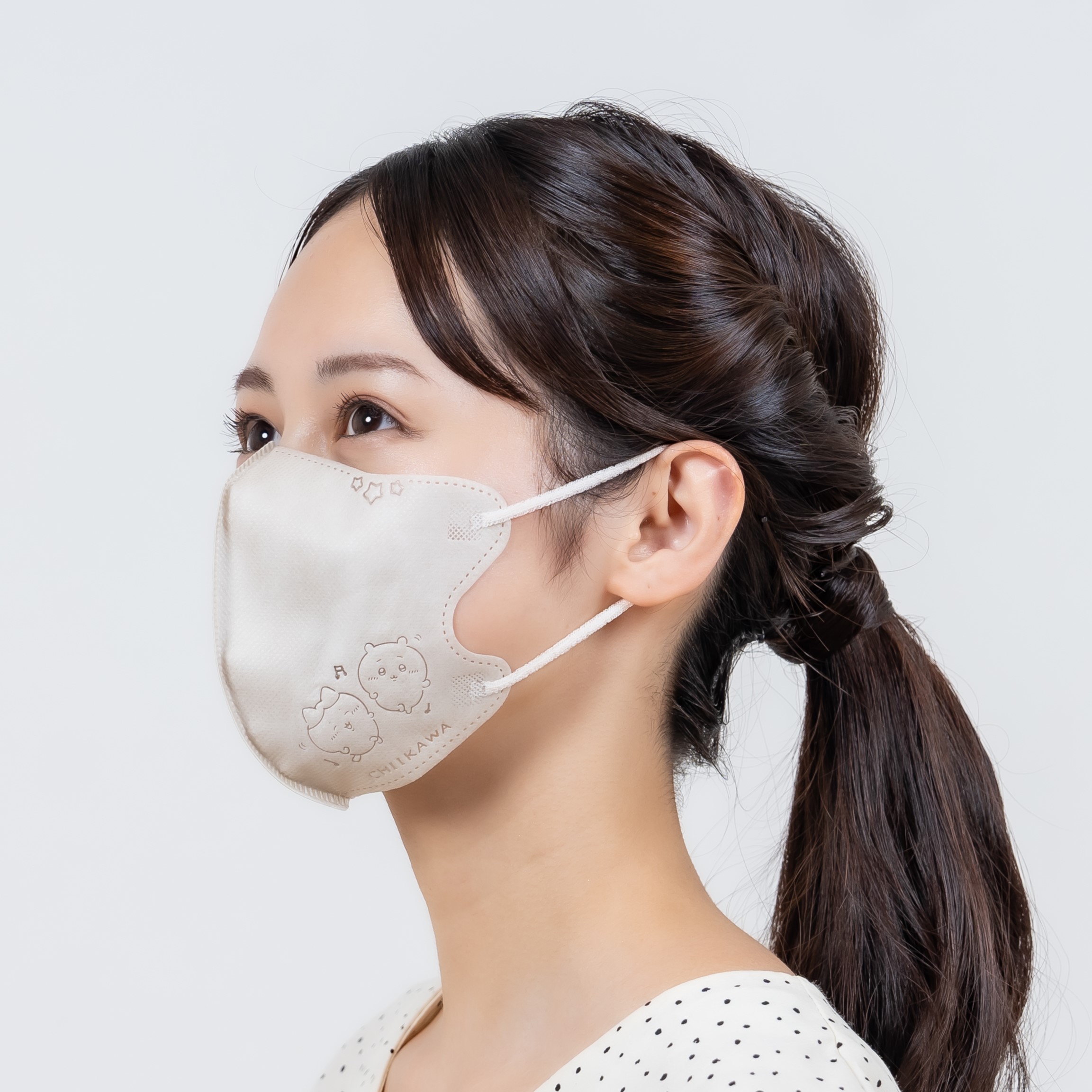 楽天市場】ちいかわ 3D チャームポイント マスク 20枚入り BOX 大人用