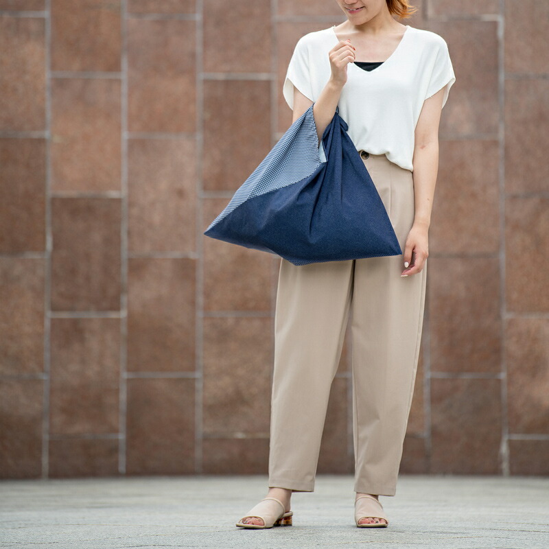 楽天市場】エコバッグ 折りたたみ 撥水あづま袋『AZUMA』 チドリブルー