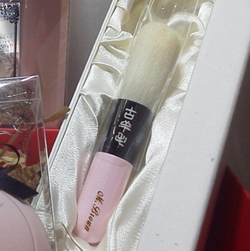 楽天市場】高級化粧筆 古羊毛 なでしこパールピンク 3本セット