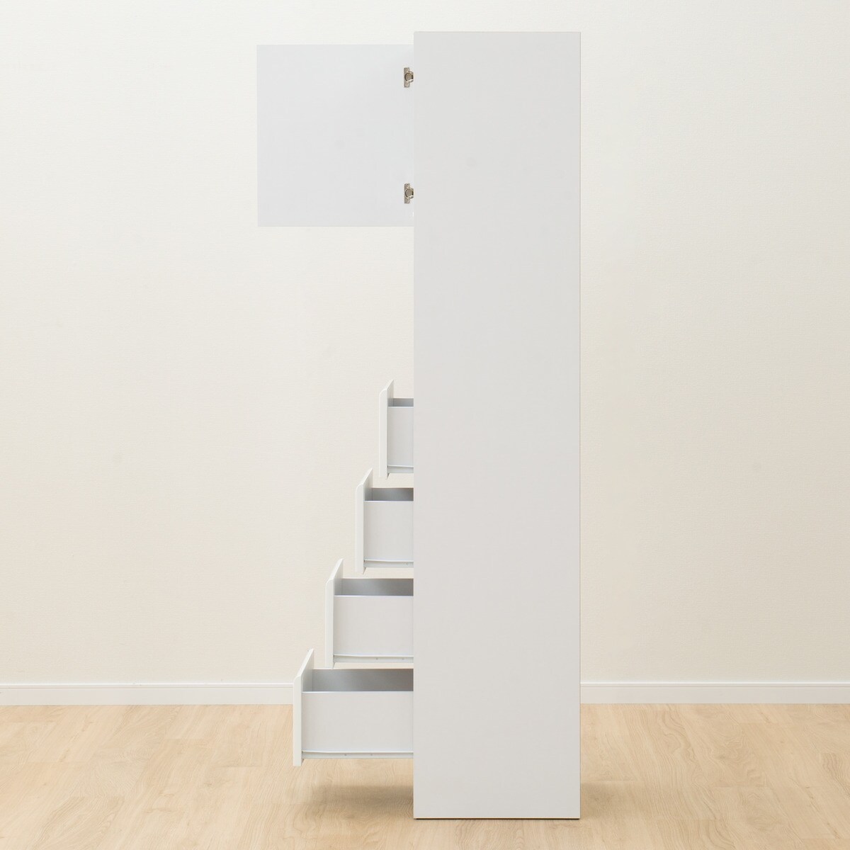 楽天市場】[幅40cm] 隙間収納庫 (フロンティア40 WH D) すきま収納