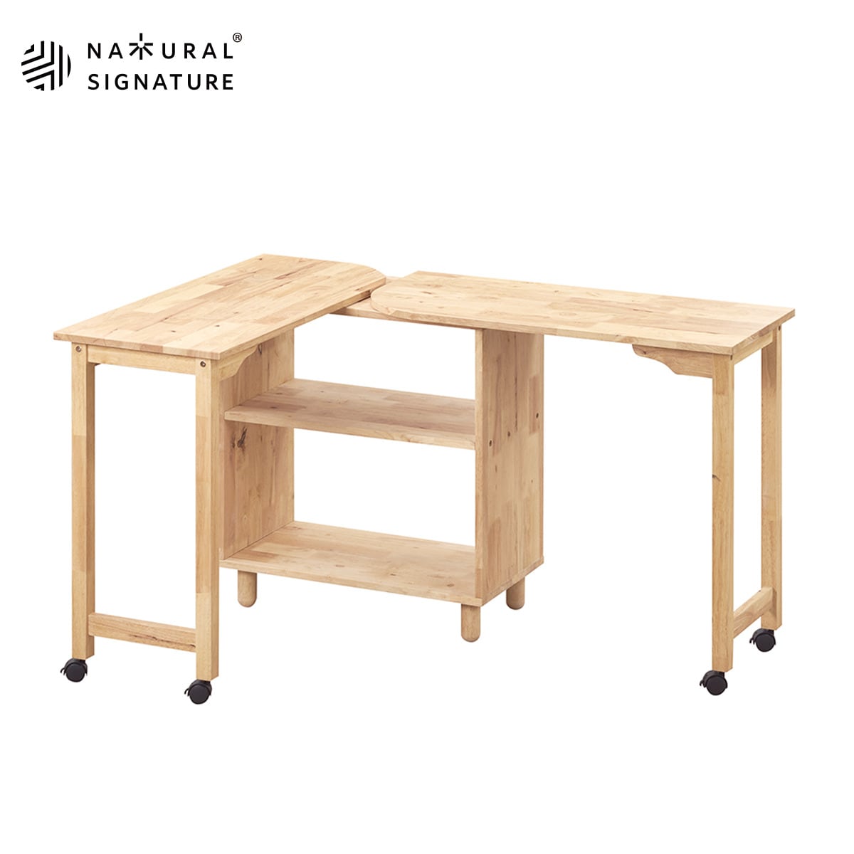 楽天市場】【NATURAL SIGNATURE】天然木 マルチダイニングテーブル