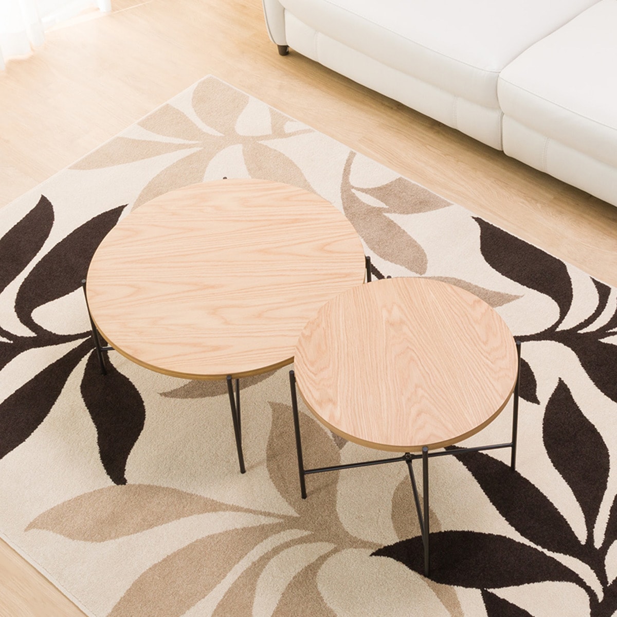 楽天市場】[幅115cm] 円形テーブルセット (ヴェルカー7050) ニトリ