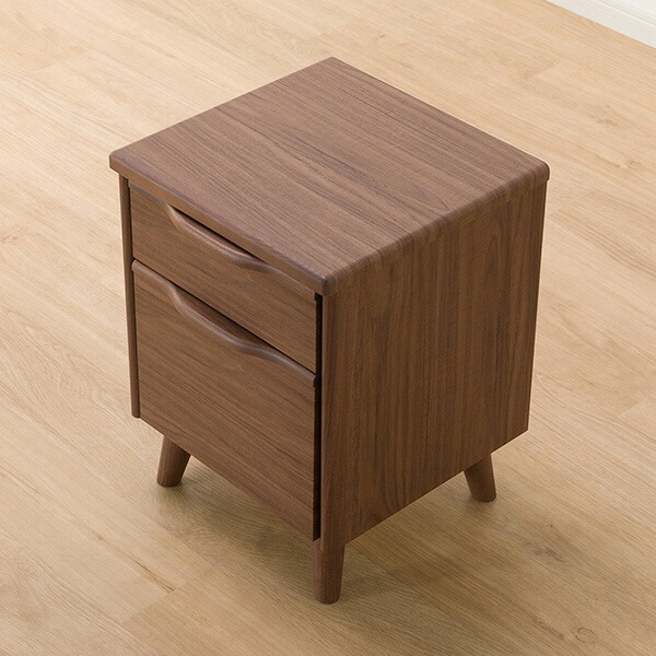 楽天市場】幅38cm サイドテーブル (アスカ 2段) ナイトテーブル