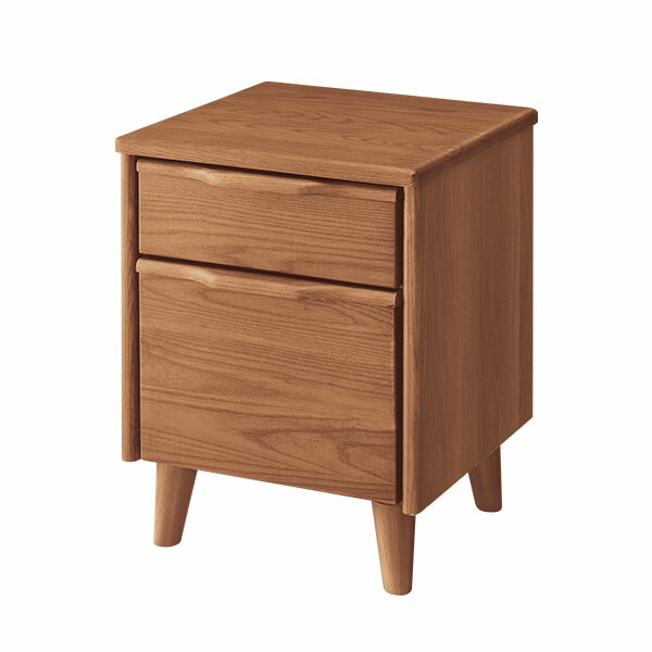 楽天市場】幅38cm サイドテーブル (アスカ 2段) ナイトテーブル