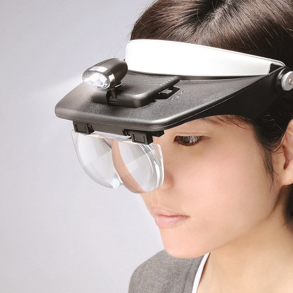 楽天市場】ヘッド ルーペ(拡大鏡) ブラック ニトリ 【メーカー直送