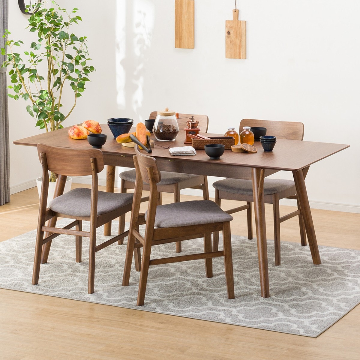 楽天市場】[幅150cm] ダイニングテーブルセット5点セット (DTフィルン