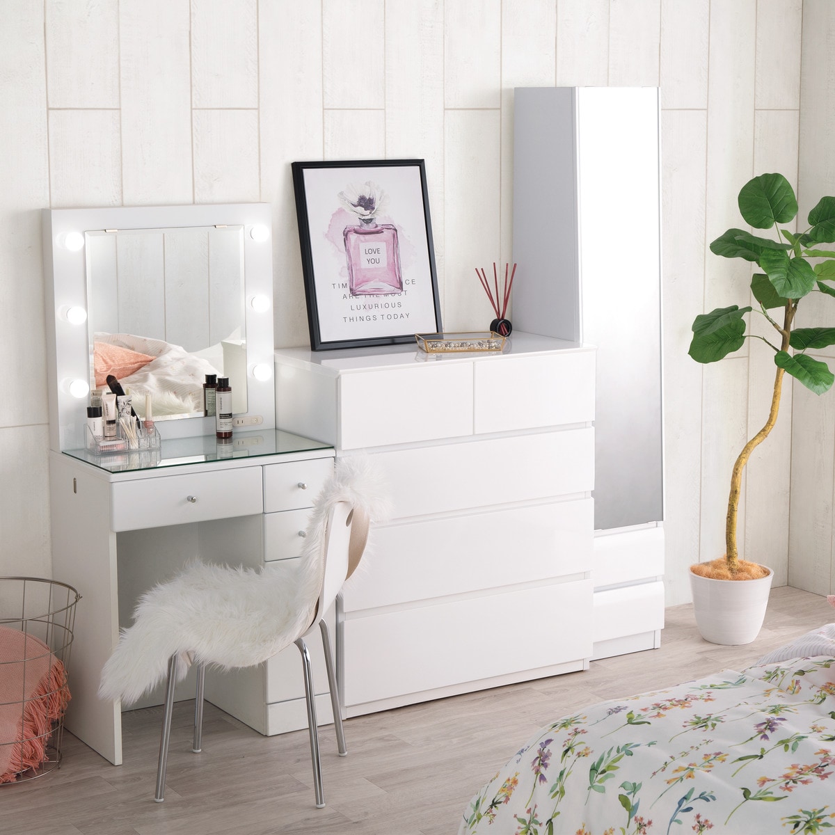 楽天市場】[幅60cm] ドレッサー (パヒューム) ニトリ 【配送員設置商品