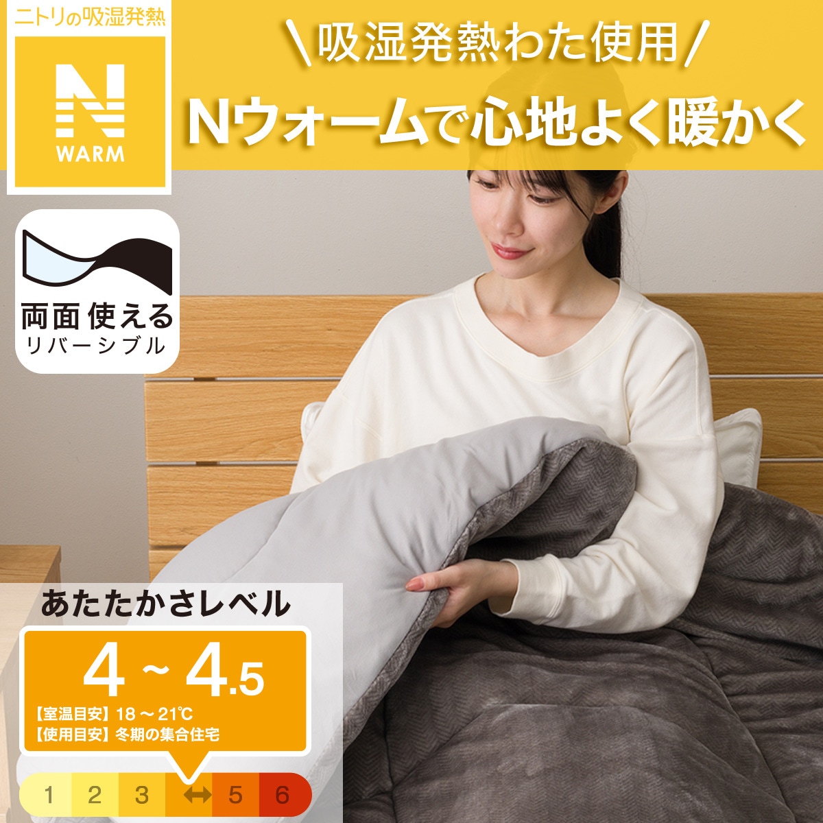 楽天市場】カバーのいらない両面掛ふとん(Nウォーム K25)【玄関先迄