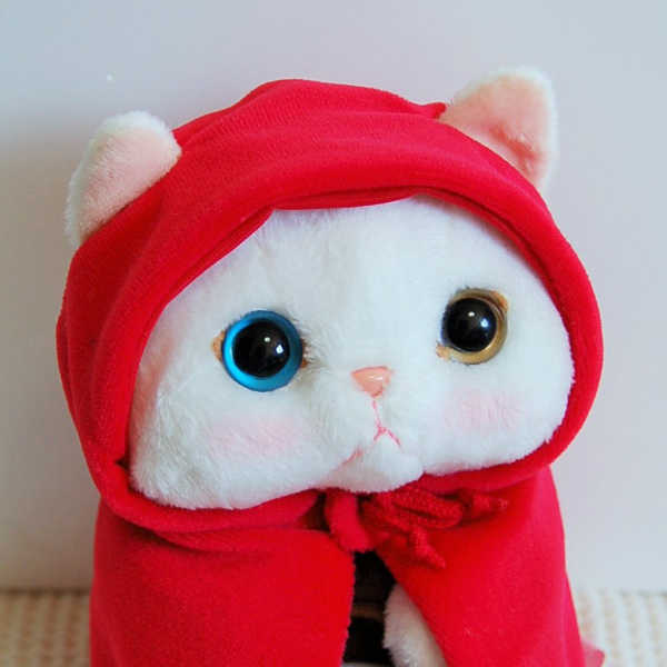 楽天市場】choo choo 本舗 ネコのぬいぐるみ 赤ずきん Sサイズ
