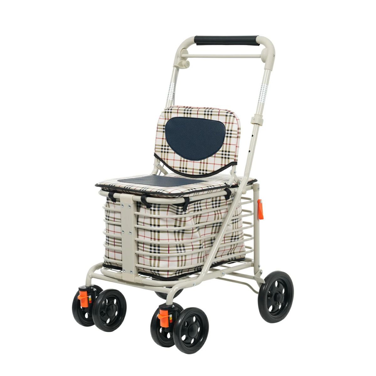 楽天市場】シルバーカー 歩行補助 軽量 折りたたみ 高さ調整 軽量 歩行