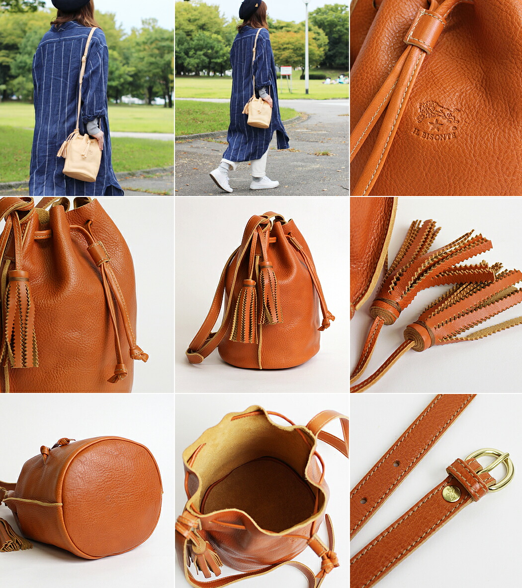 楽天市場】イルビゾンテ バッグ ショルダーバッグ 巾着ショルダー