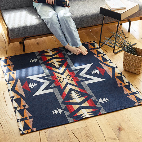 楽天市場】【ペンドルトン/PENDLETON】スクエア ジャガードラグ [MC030