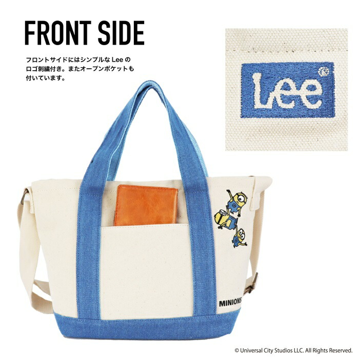 楽天市場】LEE リー 2WAYキャンバスショルダーミニトートバッグ