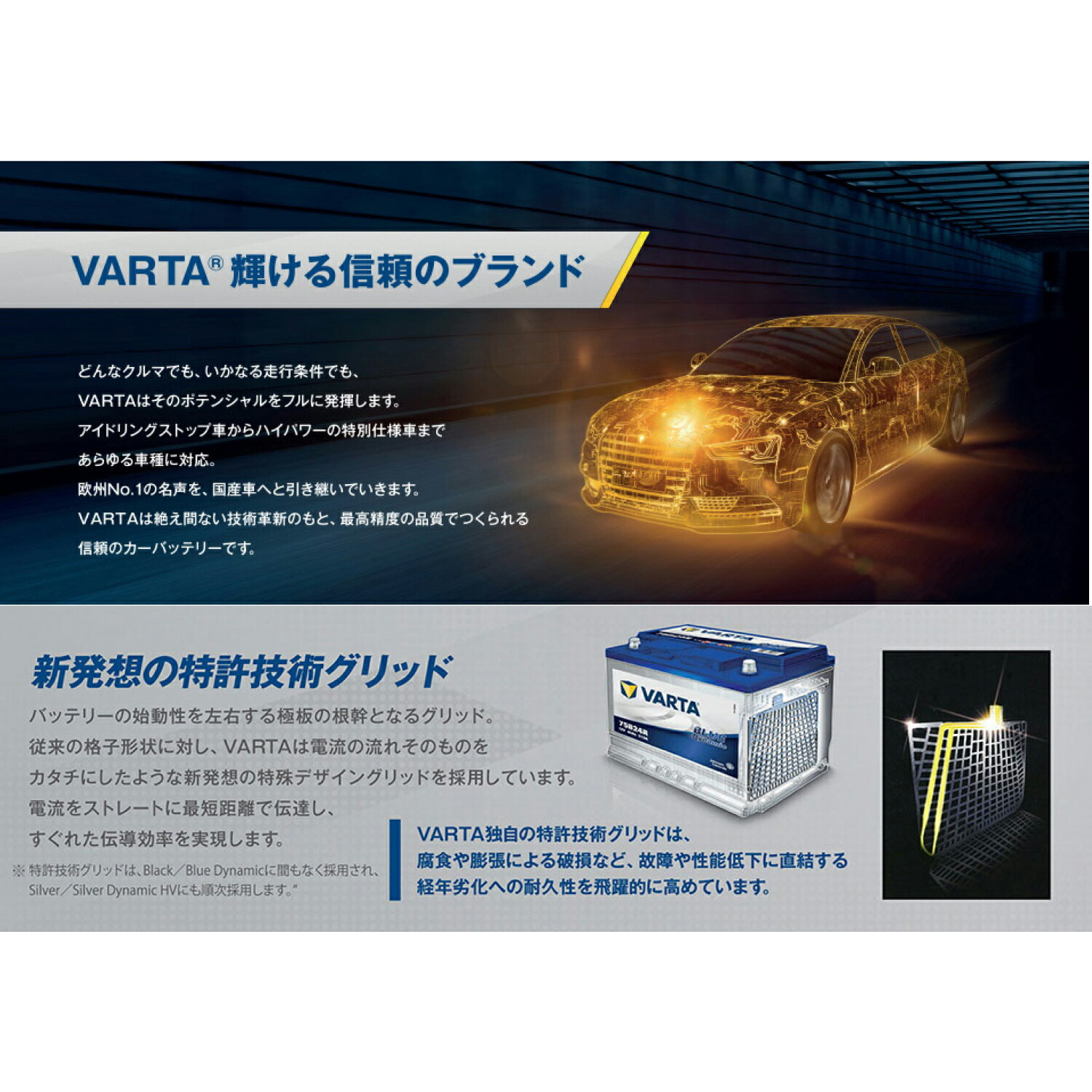 楽天市場】VARTA バッテリー 610-402-092 I1 ドイツバルタ社製 バルタ