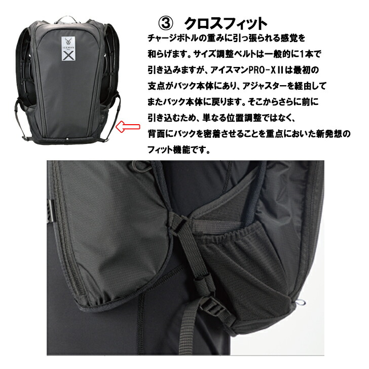 楽天市場】アイスマンベスト PRO X2 フルセット 【チャージボトル2本