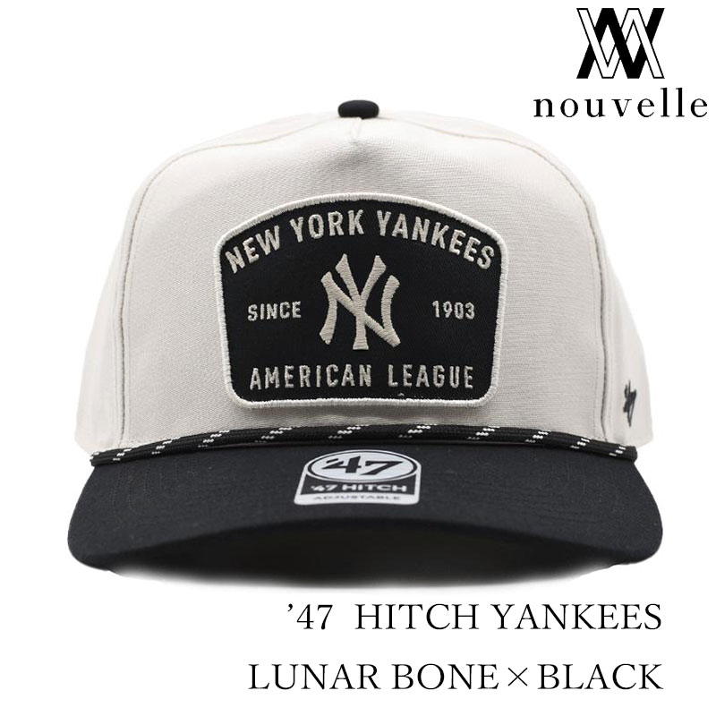 楽天市場】'47 フォーティーセブン YANKEES LUNAR HITCH BONE×BLACK
