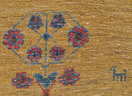 楽天市場】イラン製 ゾランヴァリ ギャッベ 188×124cm リビングサイズ