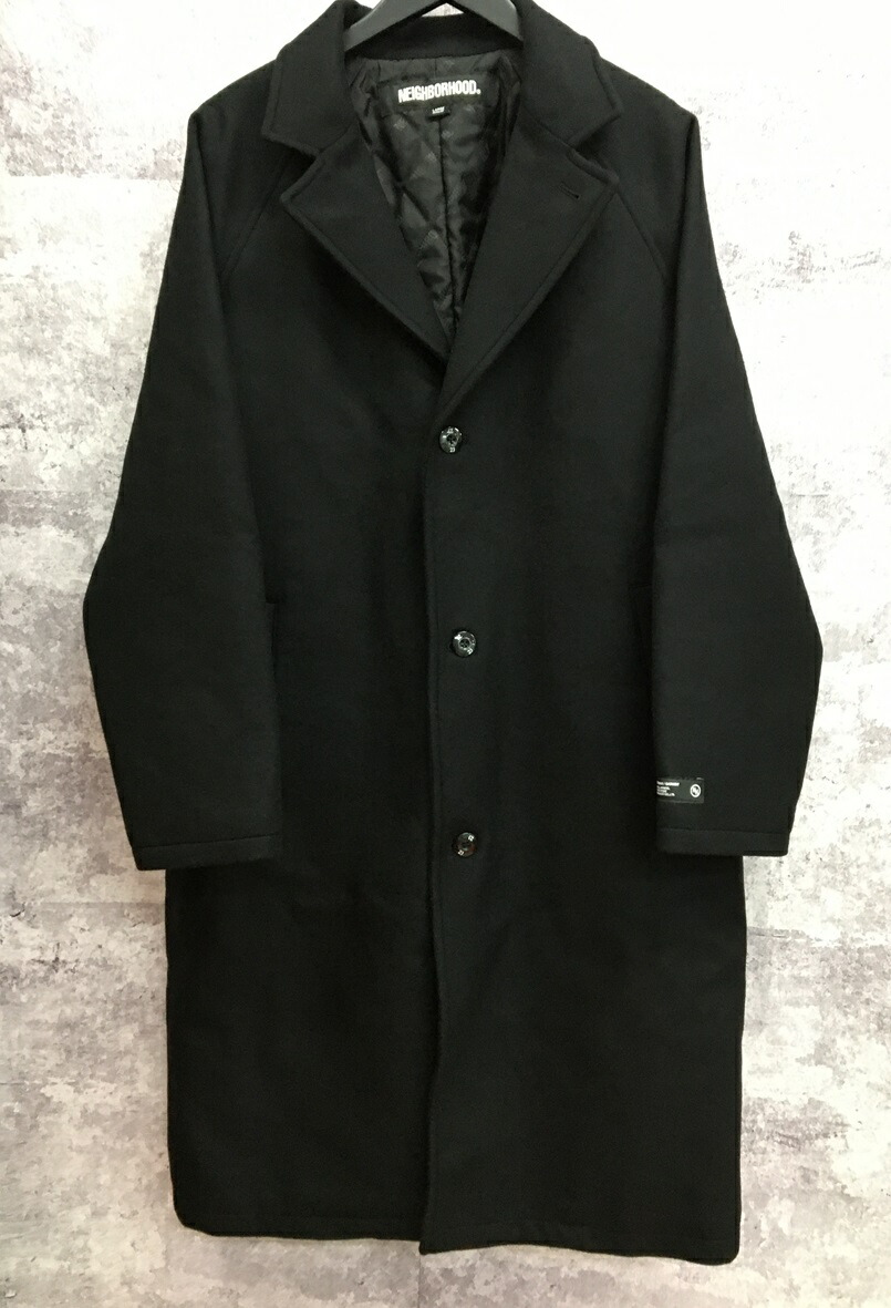 楽天市場】【送料無料】NEIGHBORHOOD CHESTER COAT 23AW BLACK