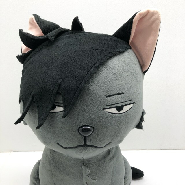 楽天市場】【送料無料】ハイキュー！！ BIGぬいぐるみ 音駒ネコ 黒尾