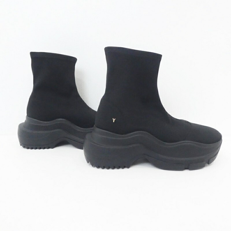 楽天市場】【中古】 YELLO TOKYO Black Single Sneaker Short ブーツ