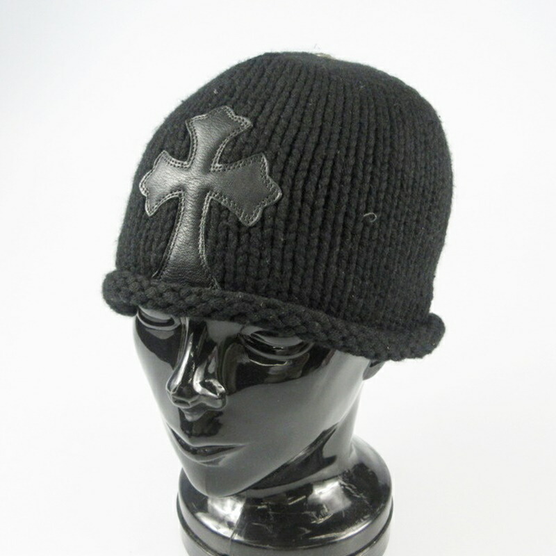 楽天市場】【中古】CHROME HEARTS | クロムハーツ BEANIE CASH/レザー