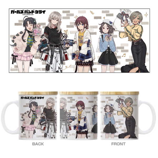 楽天市場】ガールズバンドクライ フタ付きフルカラーマグカップ 描き