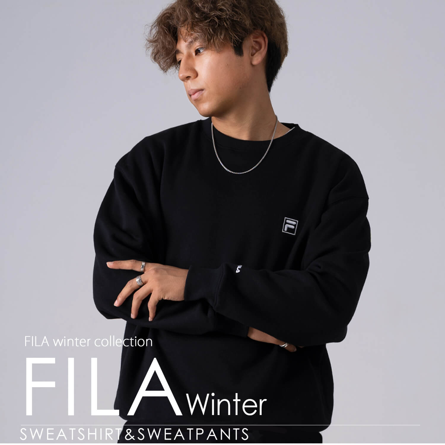 楽天市場】【在庫処分!】 FILA フィラ メンズ スウェット 上下 セット