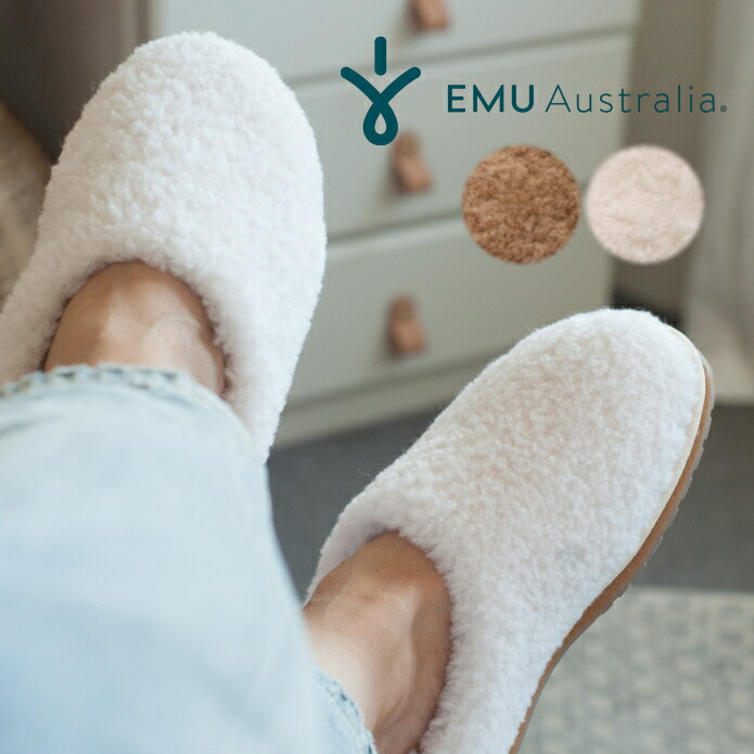 楽天市場】EMU エミュー スリッポン Joy Teddy W12583 メリノウール