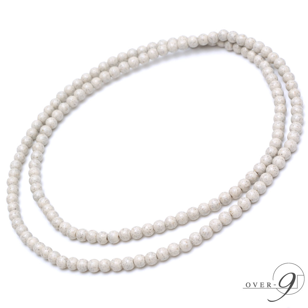 楽天市場】OVER-9 北投石 着脱容易 ゴム ネックレス【4mm 首周り約60cm
