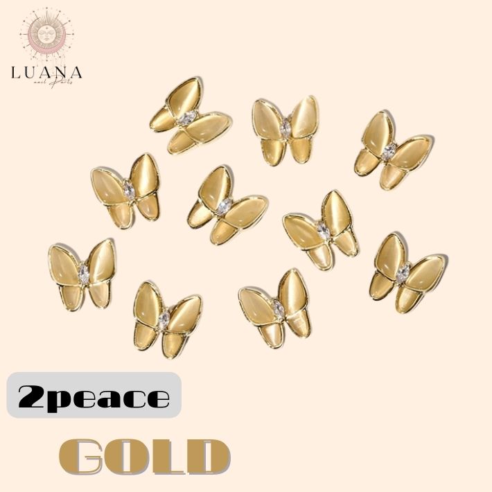 楽天市場】ポイント5倍ネイルパーツ ぷくぷく 蝶々 蝶 バタフライ 2個