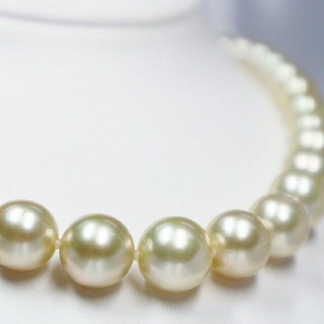 楽天市場】8.0mm〜12.0mmナチュラルゴールド南洋白蝶パール