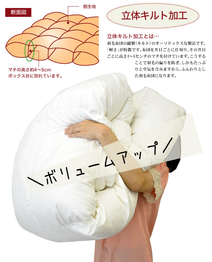 楽天市場】羽毛布団 シングルサイズ ザ・羽毛布団 【エクセルゴールド