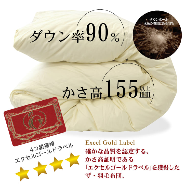 楽天市場】羽毛布団 ダブルサイズ ザ・羽毛布団ツインキルト