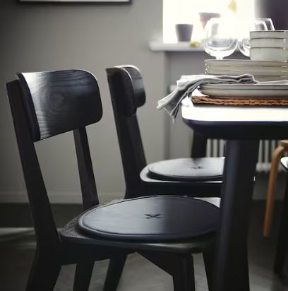 楽天市場】IKEAイケアLISABO リーサボーチェア, ブラック104.572.30