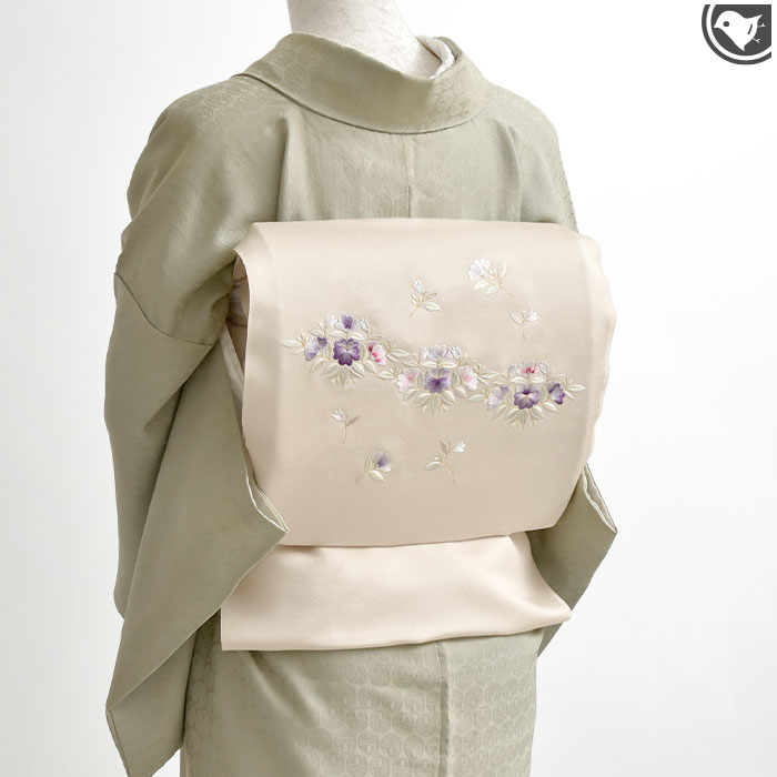 楽天市場】天然染色 日本刺繍 宮城美穂子 作 正倉院 宝相華文様 丹後地