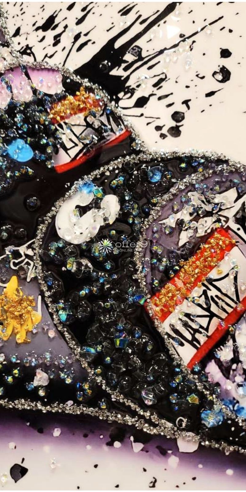 楽天市場】アートパネル ブランドオマージュ 水晶絵 クリスタル アート