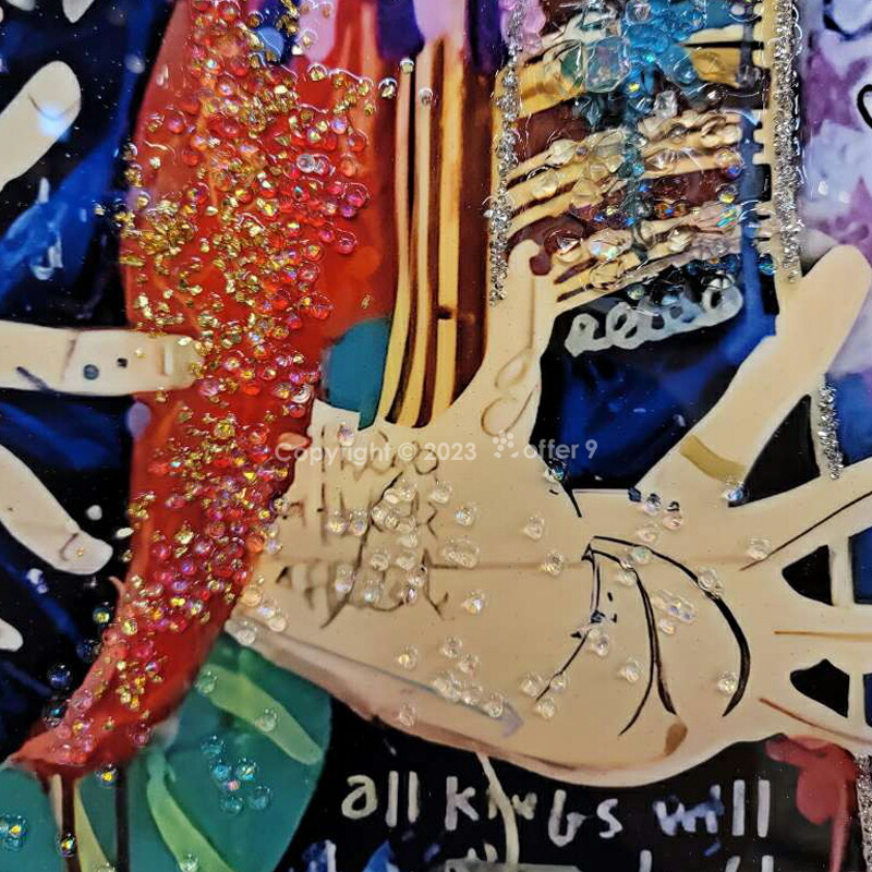 楽天市場】アートパネル 水晶絵 クリスタル アートフレーム アメコミ