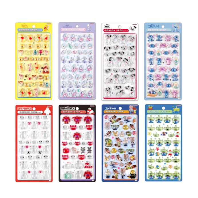 楽天市場】サンスター文具 ボンボンドロップシール ディズニー 立体