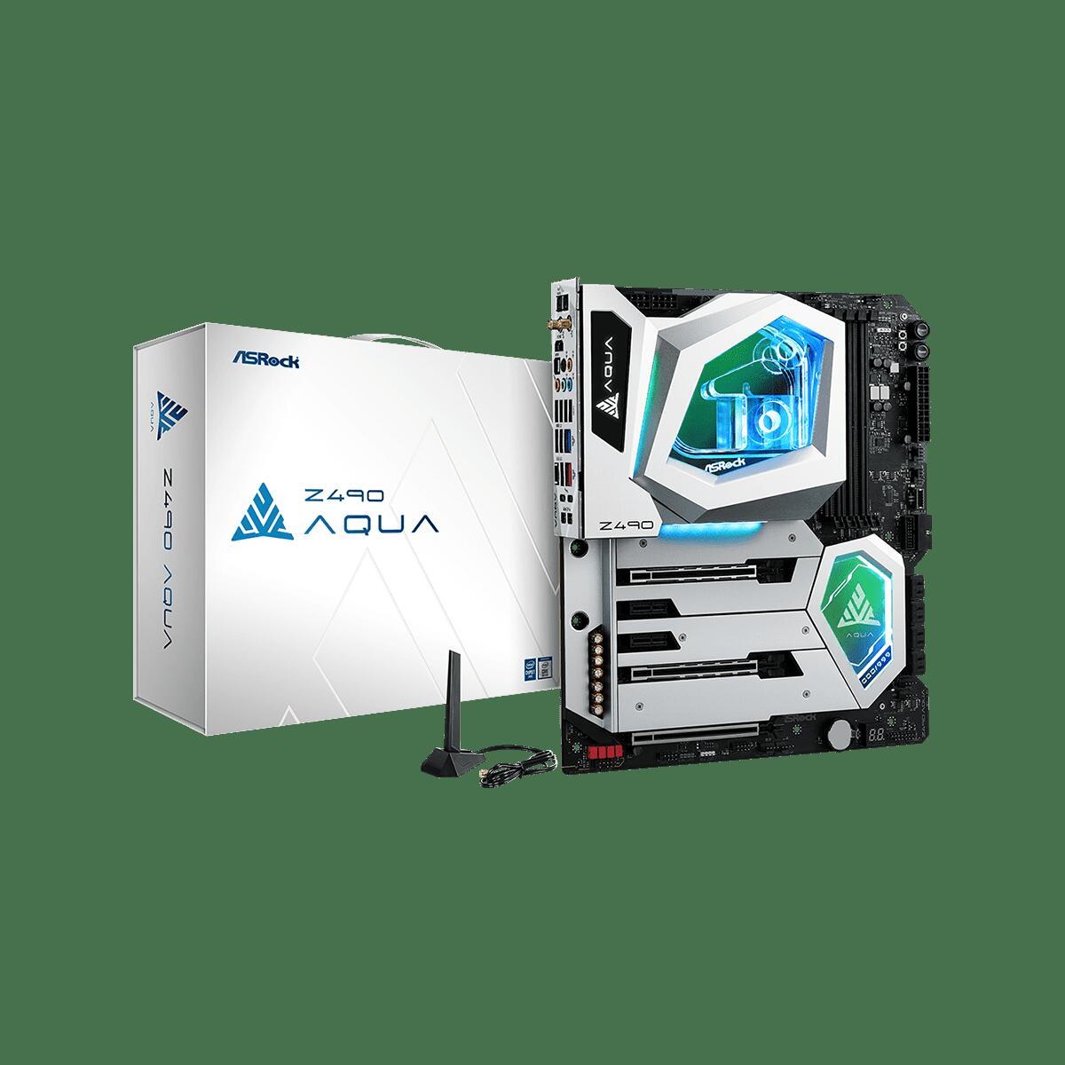 楽天市場】Z490 AQUA ASRock(アスロック) LGA 1200 Intel Z490 水冷