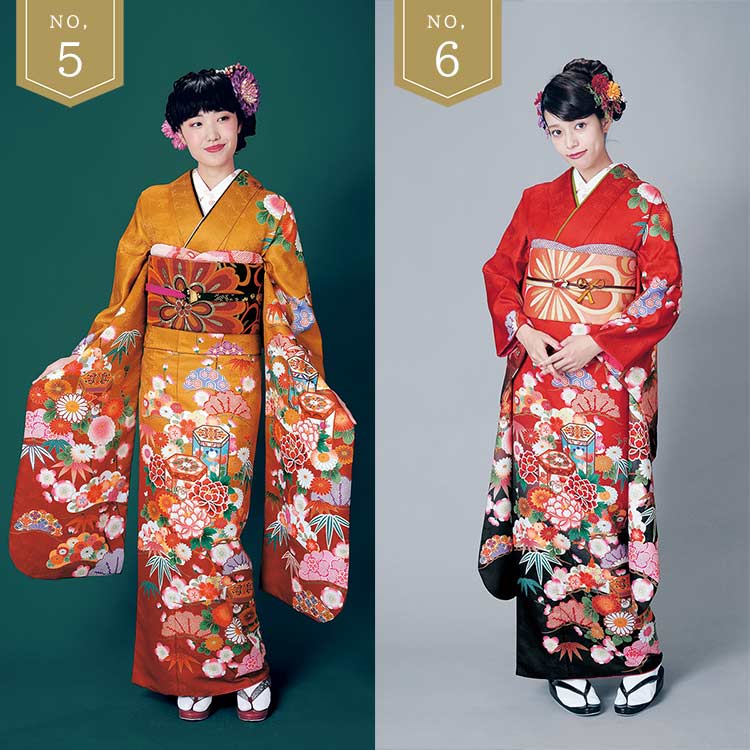 楽天市場】HLブランド 振袖セット レディース 成人式 絵羽柄 振袖着物